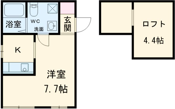 ロフト壱番館の間取り