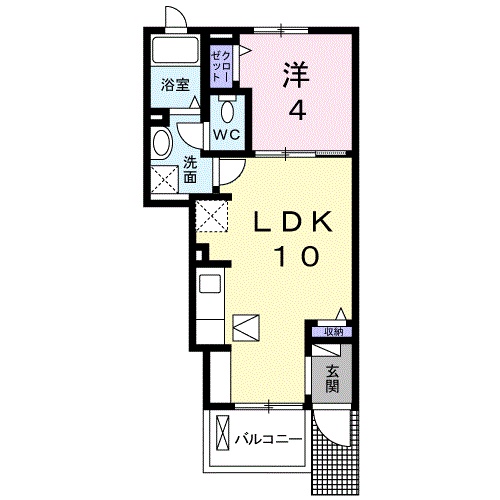 コリーヌH Ⅱの間取り