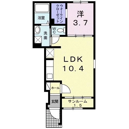 サウス クローザーの間取り