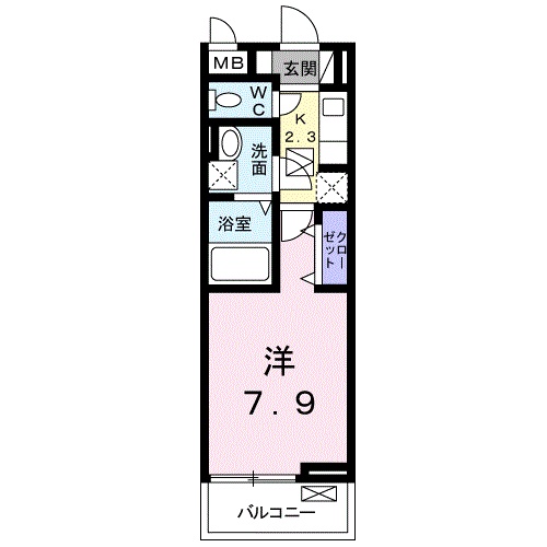 クリエンテⅤの間取り