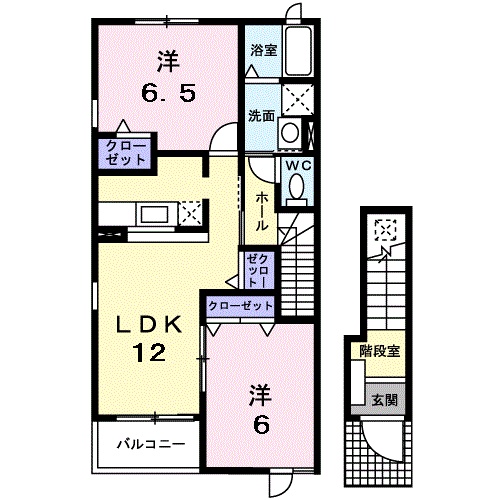 ベルメゾン参番館の間取り