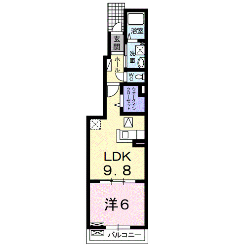 シャンフルール・アイの間取り