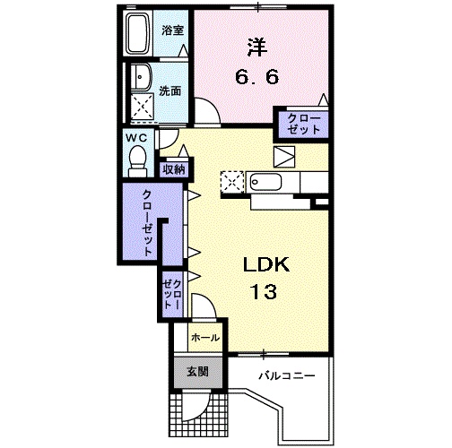 ピュア・グリーンⅡの間取り