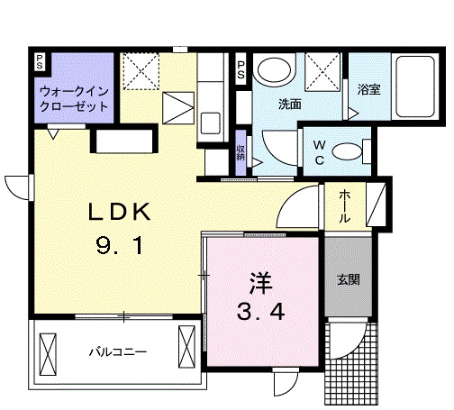 カルムの間取り
