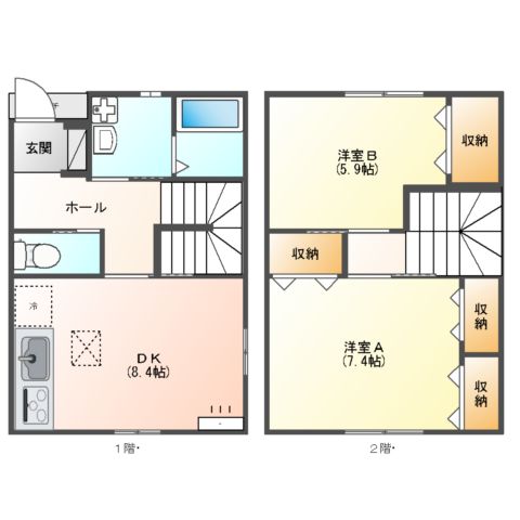 リリオかまどの間取り