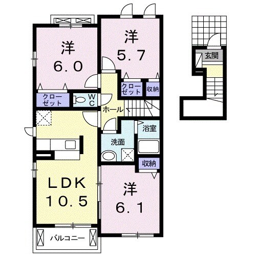セレノAの間取り