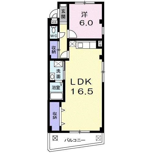 ライフピア野並の間取り