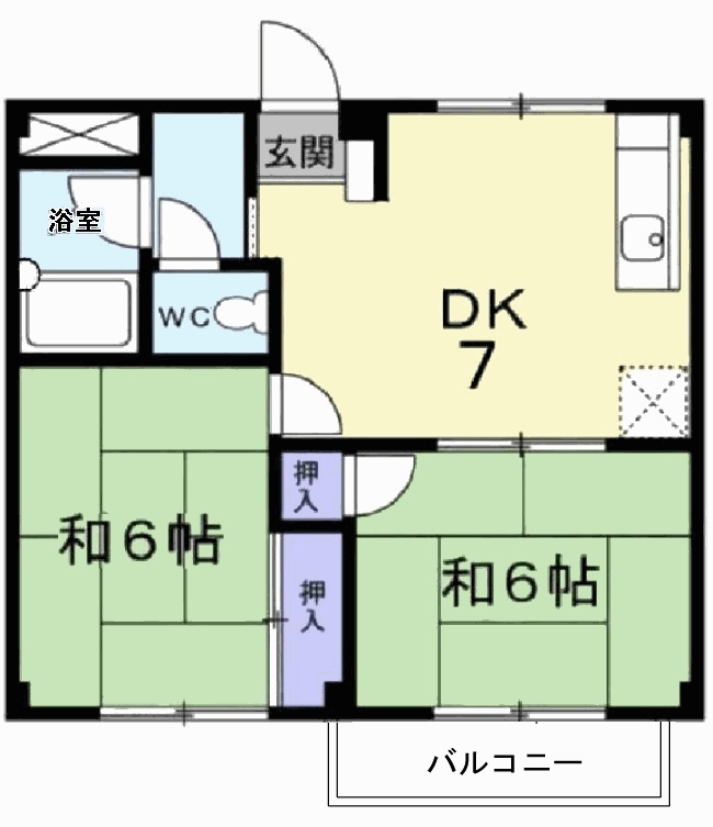 シティハイツすずきの間取り