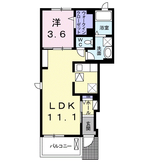 サンフェリーチェⅡの間取り