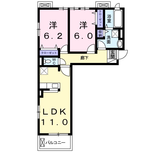 グランドソレイユの間取り