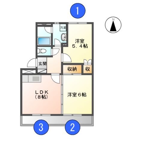 エトワールの間取り