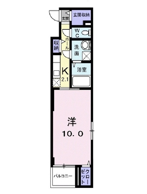 ポンドサイドKの間取り