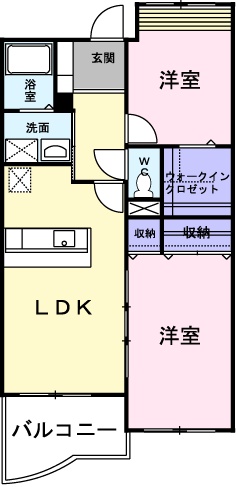 グランアベニールの間取り