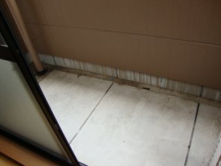 12/25 バルコニー