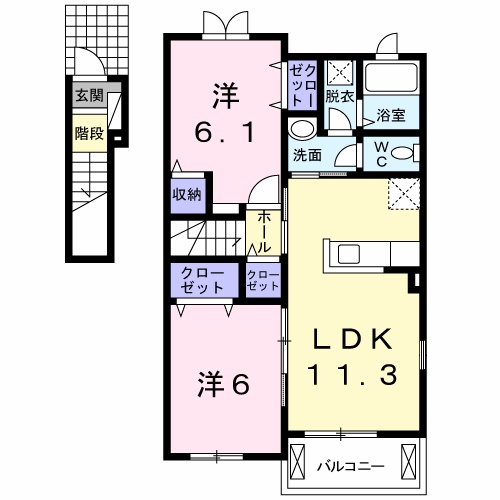 ベルドミールの間取り