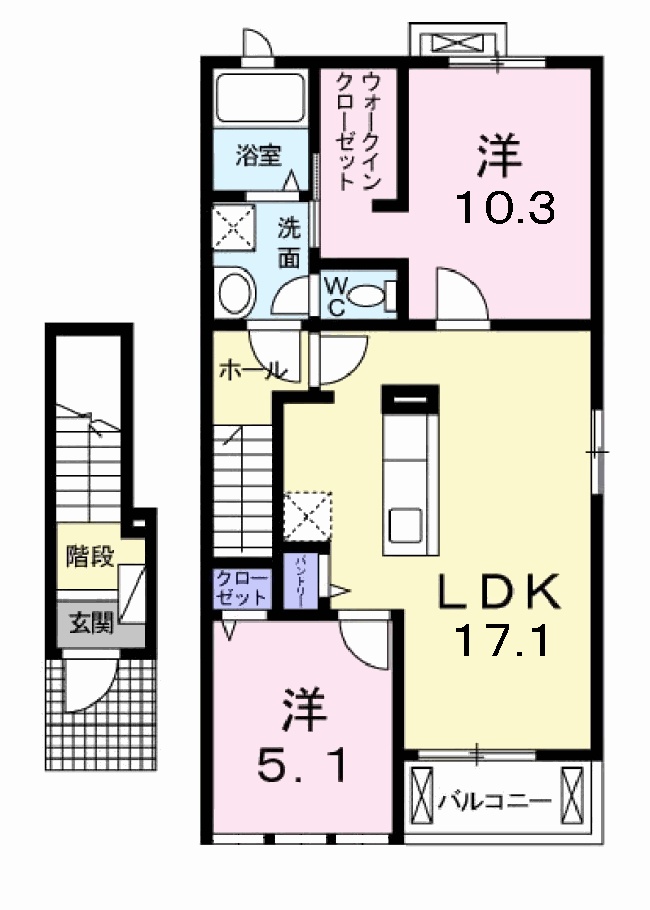 ビオーラ静の間取り
