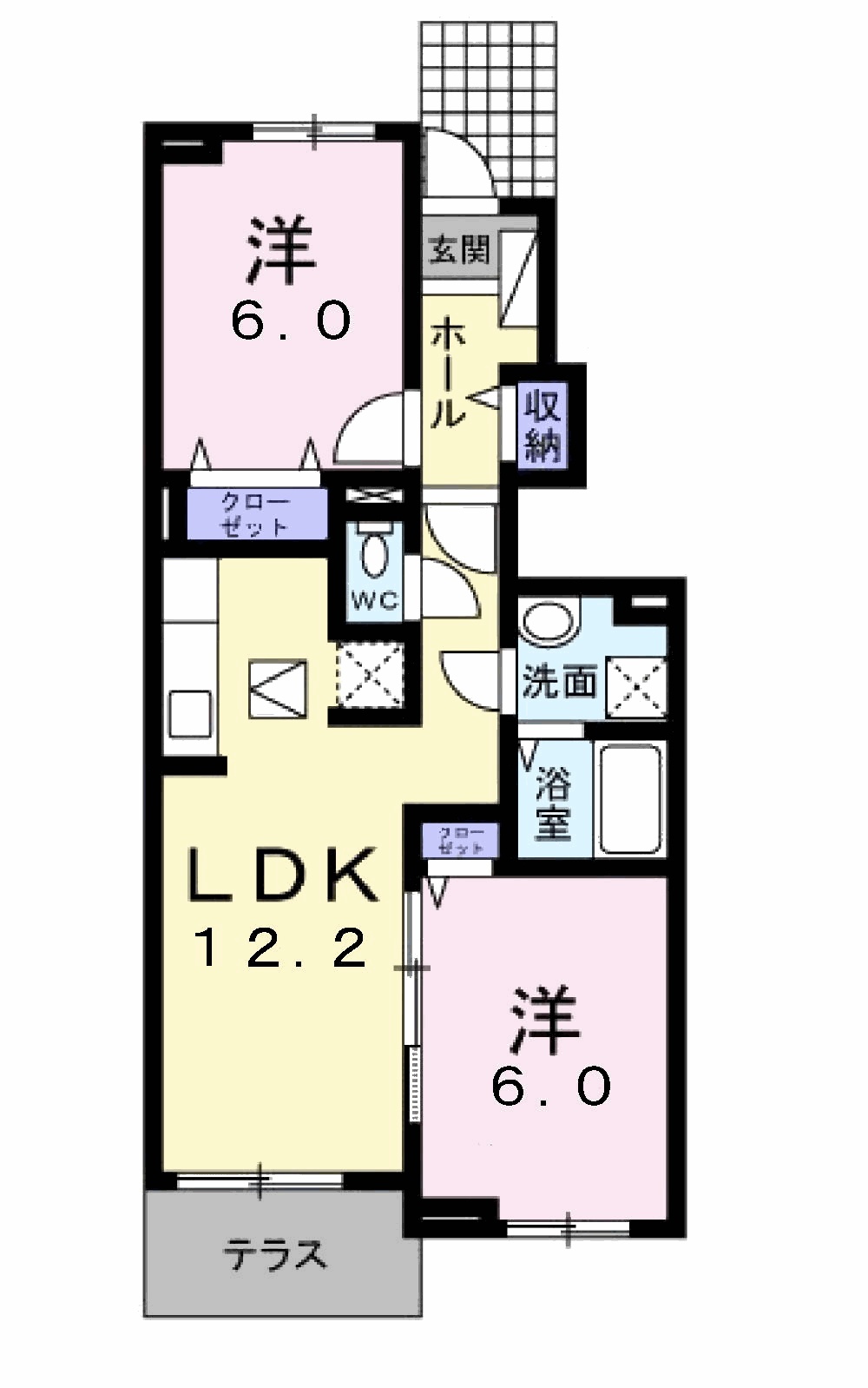 ベルドミール・ドゥの間取り
