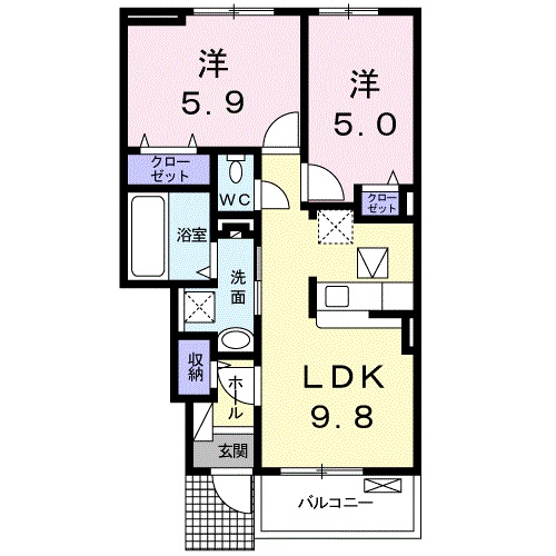 MARU Aの間取り