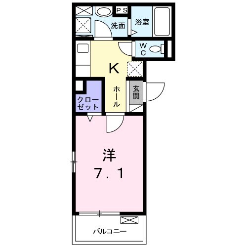 レーヴ市ヶ尾Ⅱの間取り