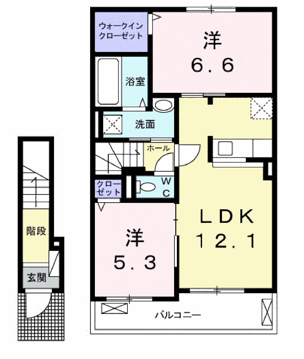 グラチチュードの間取り