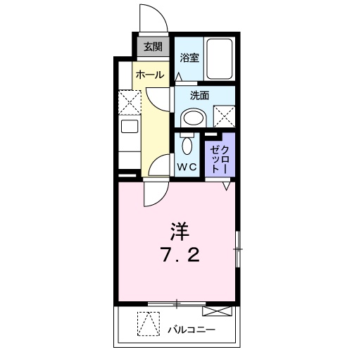 プレアデス城北の間取り