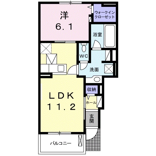 サンライズ Cの間取り