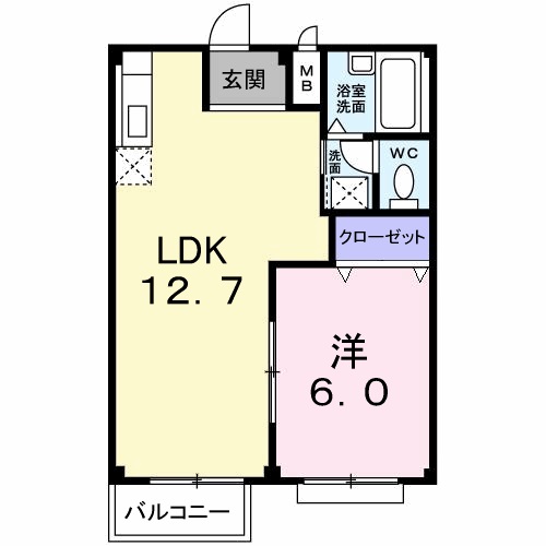 トマトハイツAの間取り