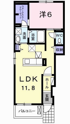 ボンヌ・シャンスの間取り