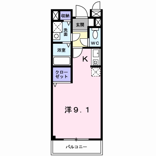 グリシーナの間取り