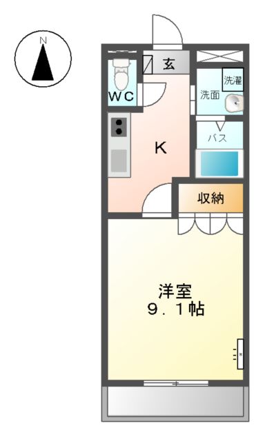 パレス ローリエの間取り