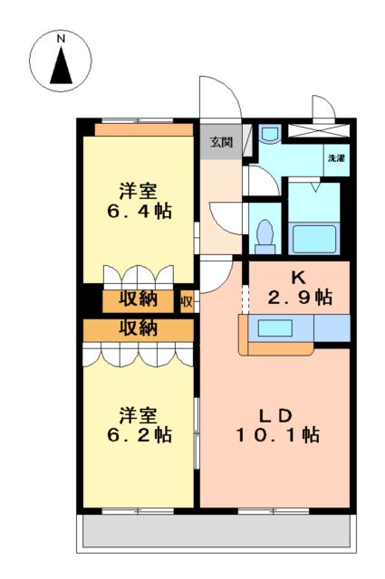 ワンロード・加茂川の間取り