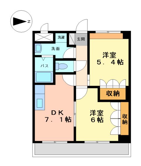 ハイツ・サンドヒルズの間取り