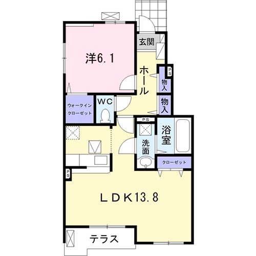 リリー・オブ・ザ・ヴァリー Ⅱの間取り