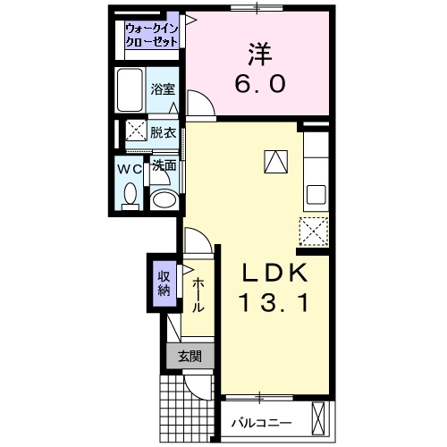 クラーヴォⅡの間取り