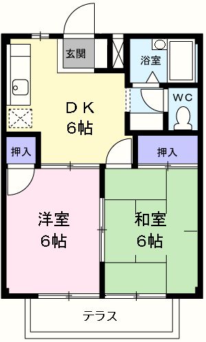 グリーンアベニューの間取り