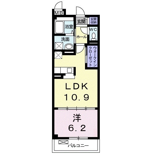 ベルクレールの間取り