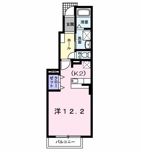 シャン クレールの間取り