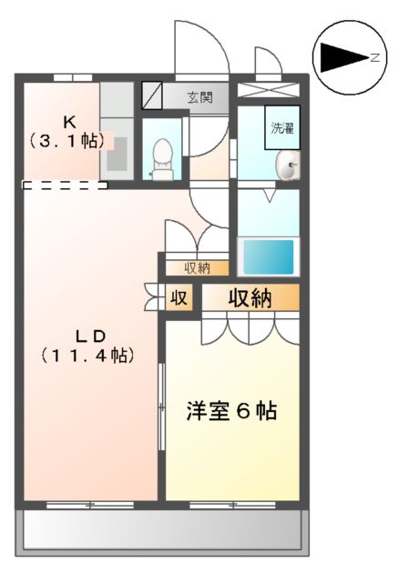 スマイル花水木の間取り