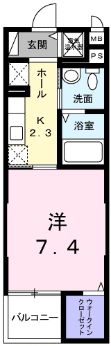 サニーフォルネの間取り