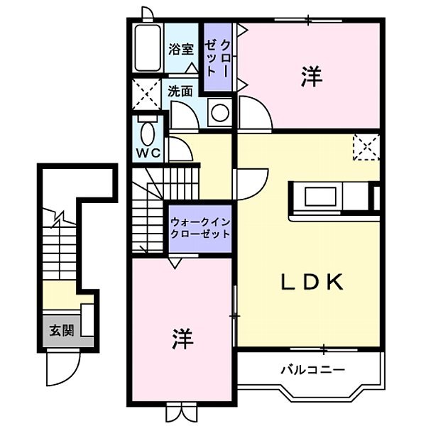 プリムローズⅠの間取り