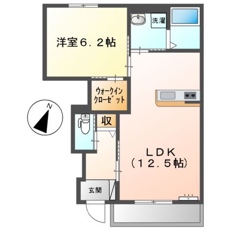 リーフガーデン・樹の間取り