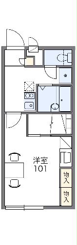 レオパレスコンフォートの間取り