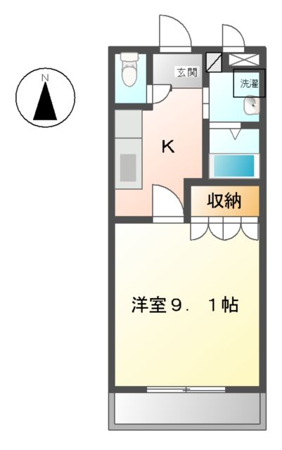 ルミエール香貫の間取り