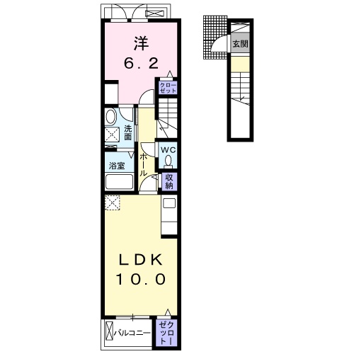ウォールデンステートの間取り