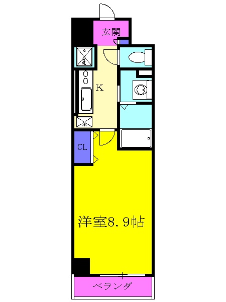 ジィクシア湘北の間取り