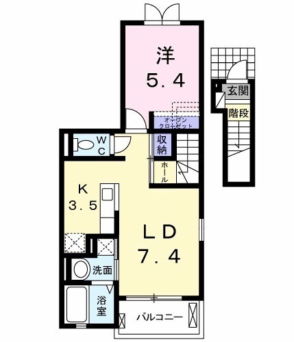 ラ メゾン ブランシュの間取り