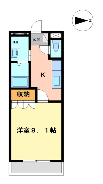 ボナールBの間取り