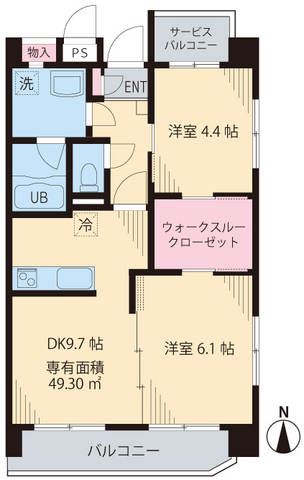 アメニティーズ プレイスの間取り