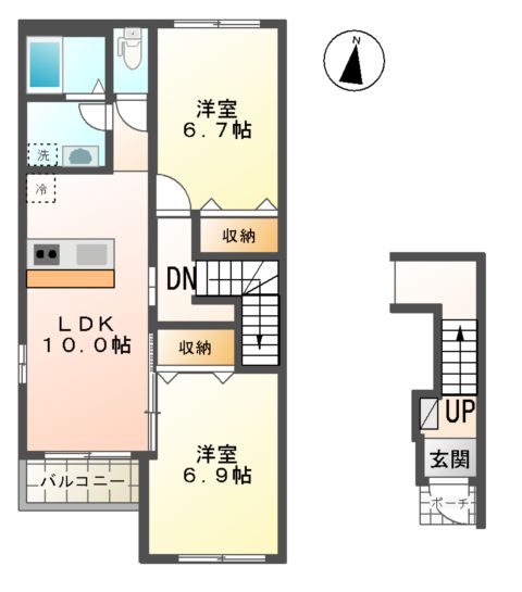 アビタシオン・ジョリの間取り
