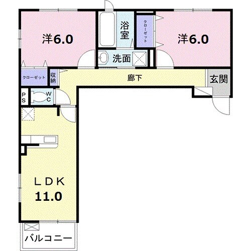 ポーラスターⅡの間取り